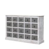 Clovelly Indian Reclaimed Wood Dual Tone Chest Of Drawers